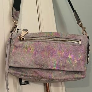 NWT Aimee Ketsenberg Iridescent Crossbody Purse